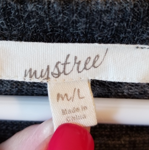 Mystree dolman pullover sweater, NWOT - Picture 4 of 5